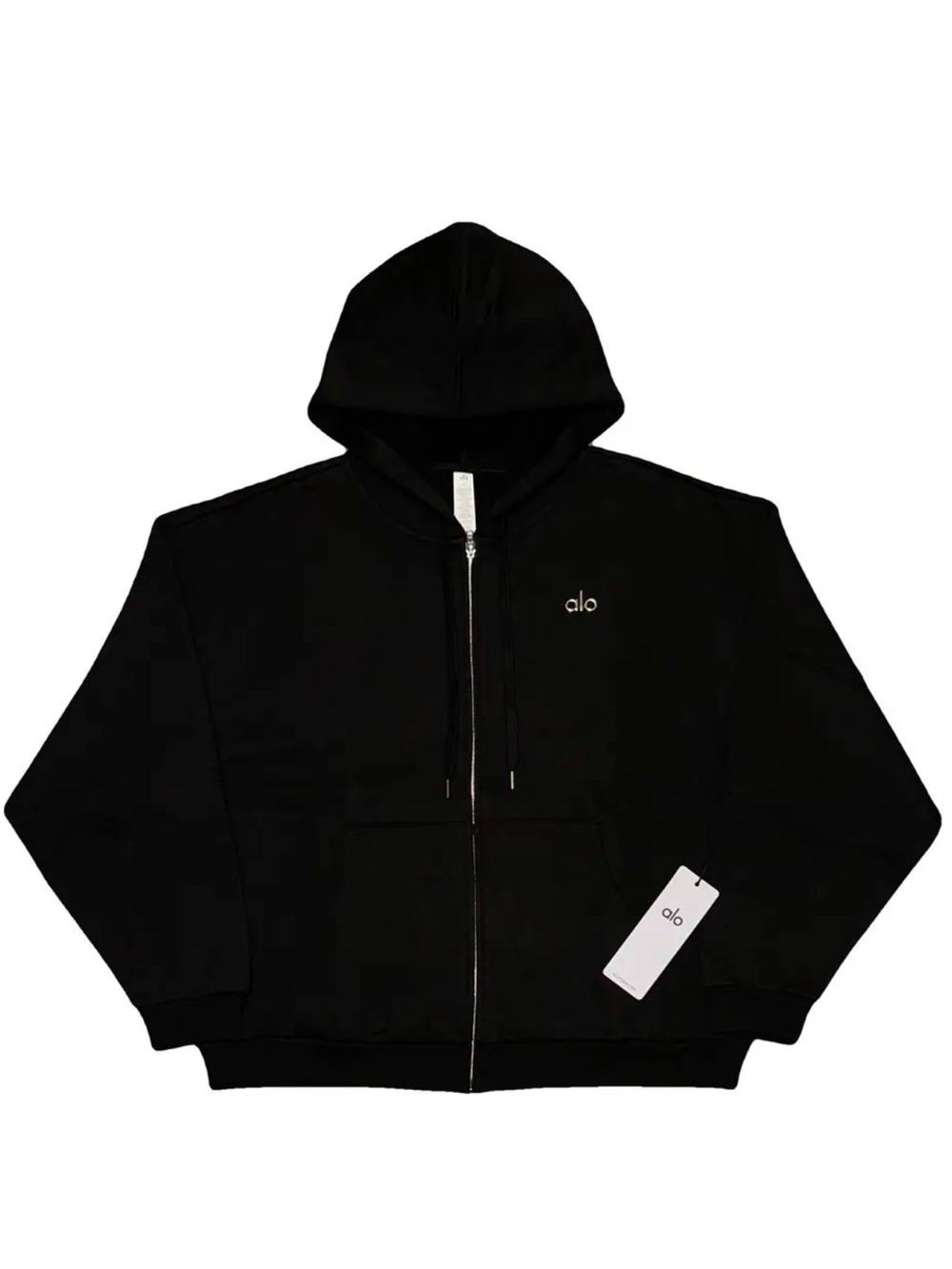 Alo Yoga Accolade Full Zip Hoodie Black NWT Large Unisex